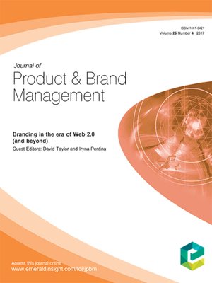 cover image of Journal of Product & Brand Management, Volume 26, Number 4
